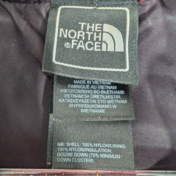 The North Face 550 Goose Down Puffer Vest Womens Size Medium Pink Full Zip - Picture 5 of 11